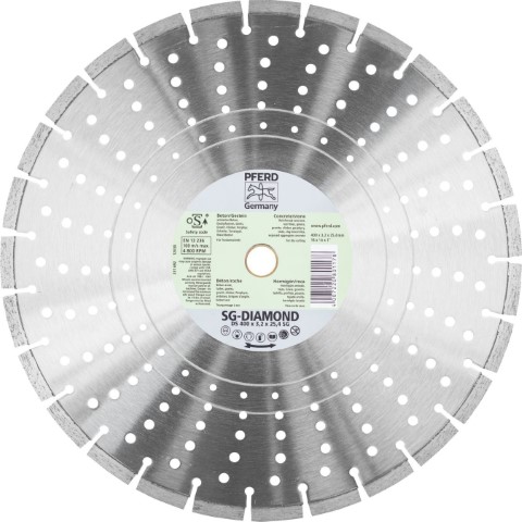 PFERD DIAMOND BLADE SEGMENTED DS 400 X 3.8 X 25.4 SG 